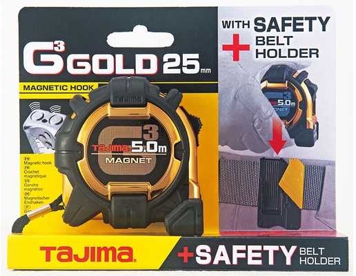 Flexometro Tajima G3 Gold 5 m x 25 mm